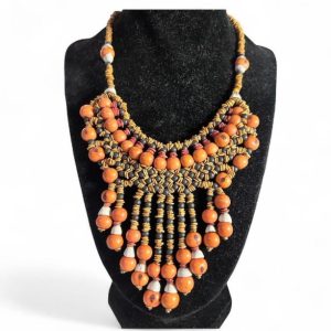 Collar de semillas amazónicas